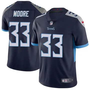 Nike A.J. Moore Youth Limited Tennessee Titans Navy Vapor Untouchable Jersey