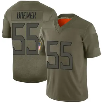 Nike Aaron Brewer Youth Limited Tennessee Titans Camo 2019 Salute to Service Jersey