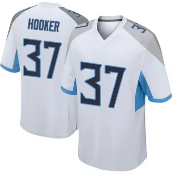 Nike Amani Hooker Men's Game Tennessee Titans White Jersey