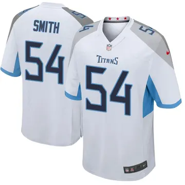 Nike Andre Smith Men's Game Tennessee Titans White Jersey