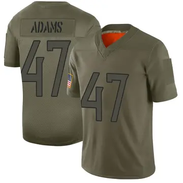 Nike Andrew Adams Men's Limited Tennessee Titans Camo 2019 Salute to Service Jersey