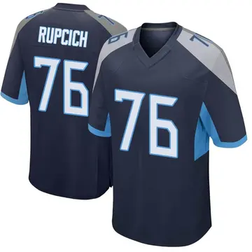Nike Andrew Rupcich Men's Game Tennessee Titans Navy Jersey