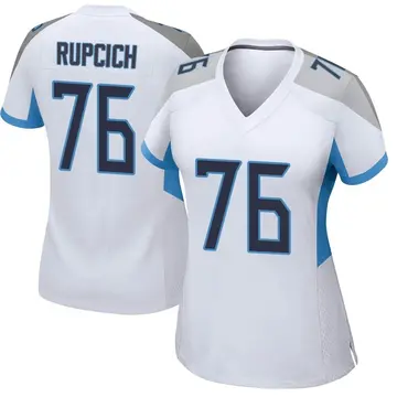 Nike Andrew Rupcich Women's Game Tennessee Titans White Jersey