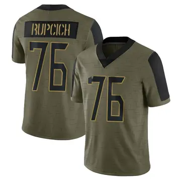 Nike Andrew Rupcich Youth Limited Tennessee Titans Olive 2021 Salute To Service Jersey