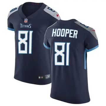 Nike Austin Hooper Men's Elite Tennessee Titans Navy Vapor Untouchable Jersey
