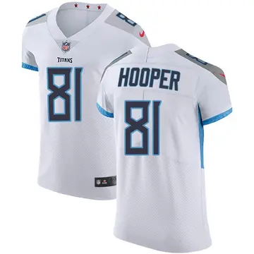 Nike Austin Hooper Men's Elite Tennessee Titans White Vapor Untouchable Jersey
