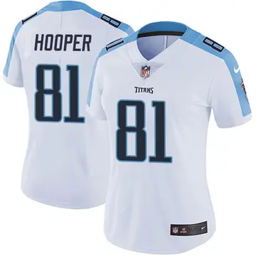 Nike Austin Hooper Women's Limited Tennessee Titans White Vapor Untouchable Jersey