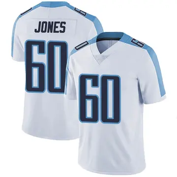 Nike Ben Jones Men's Limited Tennessee Titans White Vapor Untouchable Jersey