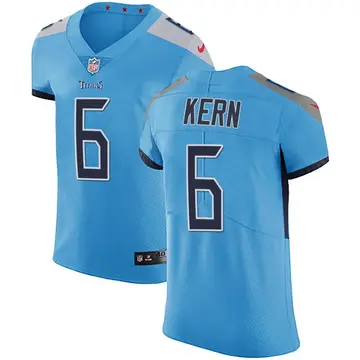 Nike Brett Kern Men's Elite Tennessee Titans Light Blue Team Color Vapor Untouchable Jersey