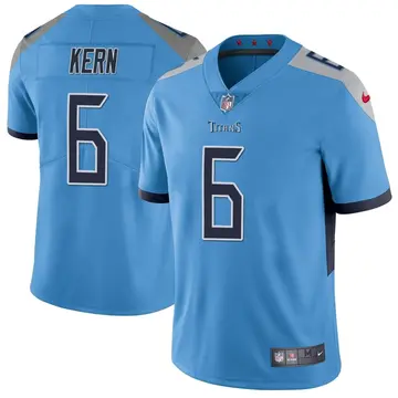 Nike Brett Kern Men's Limited Tennessee Titans Light Blue Vapor Untouchable Jersey
