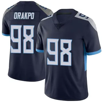 Nike Brian Orakpo Men's Limited Tennessee Titans Navy Vapor Untouchable Jersey