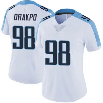 Nike Brian Orakpo Women's Limited Tennessee Titans White Vapor Untouchable Jersey