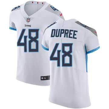 Nike Bud Dupree Men's Elite Tennessee Titans White Vapor Untouchable Jersey