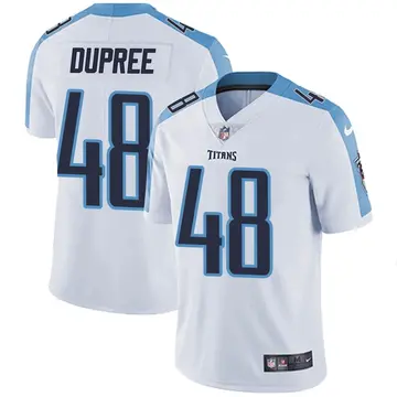 Nike Bud Dupree Men's Limited Tennessee Titans White Vapor Untouchable Jersey