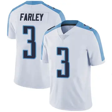 Nike Caleb Farley Youth Limited Tennessee Titans White Vapor Untouchable Jersey