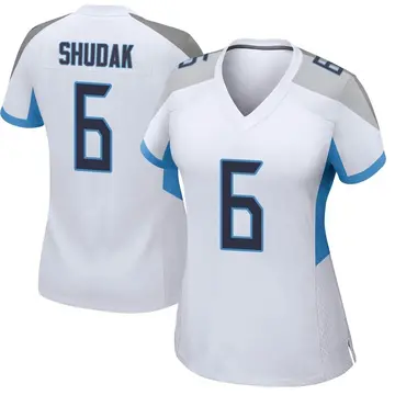 Nike Caleb Shudak Women's Game Tennessee Titans White Jersey