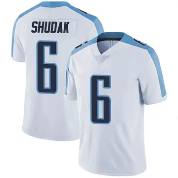 Nike Caleb Shudak Youth Limited Tennessee Titans White Vapor Untouchable Jersey