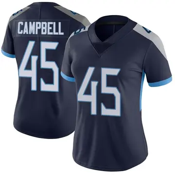 Nike Chance Campbell Women's Limited Tennessee Titans Navy Vapor Untouchable Jersey