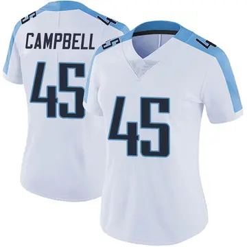 Nike Chance Campbell Women's Limited Tennessee Titans White Vapor Untouchable Jersey