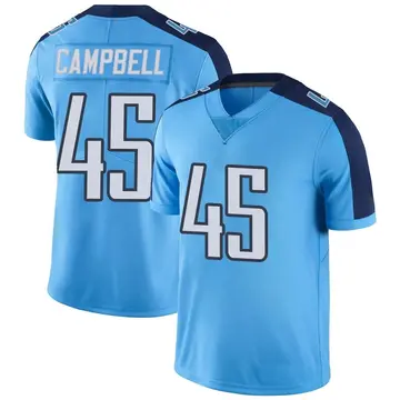 Nike Chance Campbell Youth Limited Tennessee Titans Light Blue Color Rush Jersey