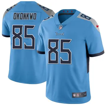 Nike Chigoziem Okonkwo Youth Limited Tennessee Titans Light Blue Vapor Untouchable Jersey
