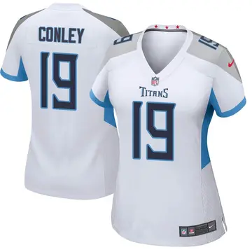 Nike Chris Conley Women's Game Tennessee Titans White Jersey