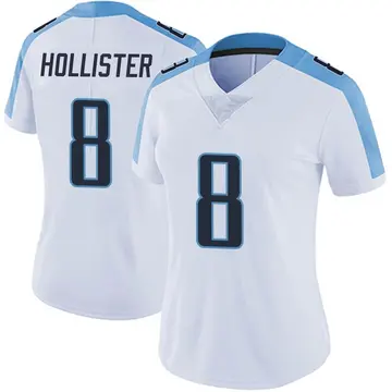 Nike Cody Hollister Women's Limited Tennessee Titans White Vapor Untouchable Jersey