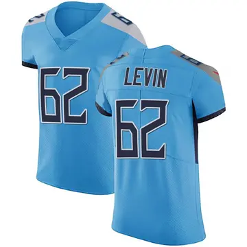 Nike Corey Levin Men's Elite Tennessee Titans Light Blue Team Color Vapor Untouchable Jersey