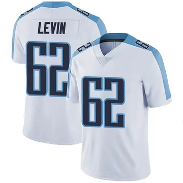 Nike Corey Levin Men's Limited Tennessee Titans White Vapor Untouchable Jersey