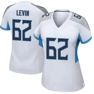 Nike Corey Levin Women's Game Tennessee Titans White Jersey