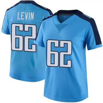Nike Corey Levin Women's Limited Tennessee Titans Light Blue Color Rush Jersey