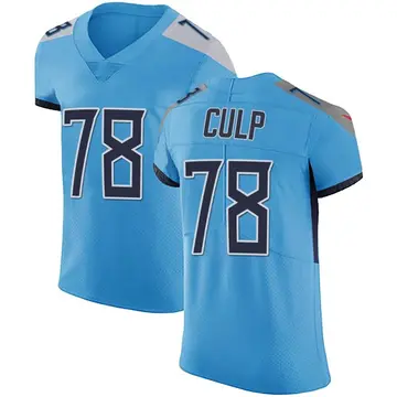 Nike Curley Culp Men's Elite Tennessee Titans Light Blue Team Color Vapor Untouchable Jersey