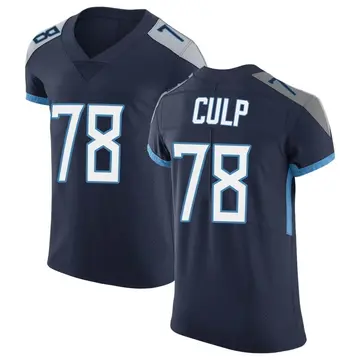 Nike Curley Culp Men's Elite Tennessee Titans Navy Vapor Untouchable Jersey