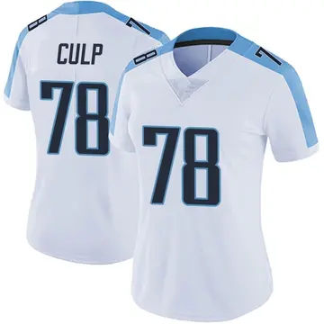 Nike Curley Culp Women's Limited Tennessee Titans White Vapor Untouchable Jersey