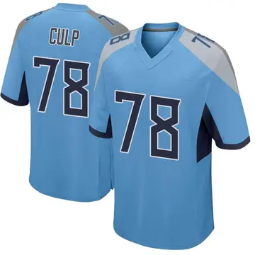 Nike Curley Culp Youth Game Tennessee Titans Light Blue Jersey