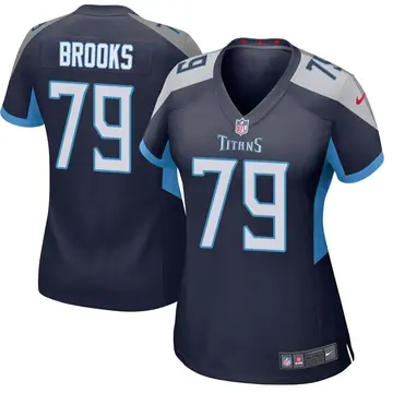 Nike Curtis Brooks Women's Game Tennessee Titans Navy Jersey