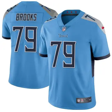 Nike Curtis Brooks Youth Limited Tennessee Titans Light Blue Vapor Untouchable Jersey