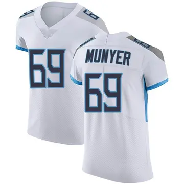Nike Daniel Munyer Men's Elite Tennessee Titans White Vapor Untouchable Jersey
