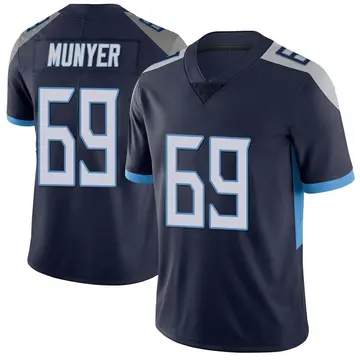 Nike Daniel Munyer Men's Limited Tennessee Titans Navy Vapor Untouchable Jersey