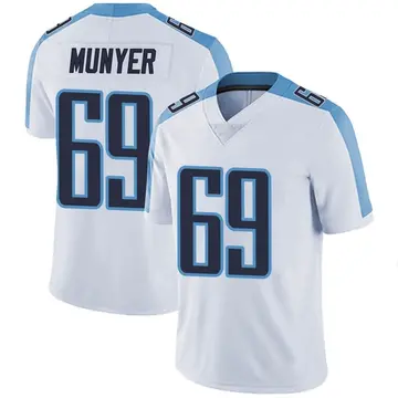 Nike Daniel Munyer Men's Limited Tennessee Titans White Vapor Untouchable Jersey