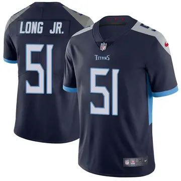 Nike David Long Jr. Men's Limited Tennessee Titans Navy Vapor Untouchable Jersey