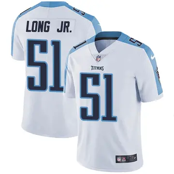 Nike David Long Jr. Youth Limited Tennessee Titans White Vapor Untouchable Jersey