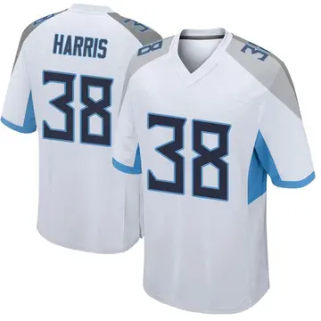 Nike Davontae Harris Men's Game Tennessee Titans White Jersey