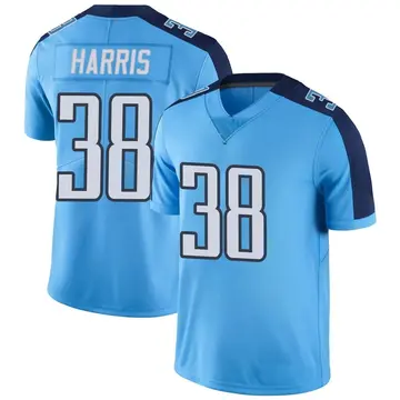 Nike Davontae Harris Youth Limited Tennessee Titans Light Blue Color Rush Jersey