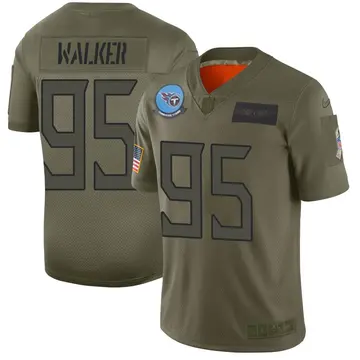 Nike DeMarcus Walker Men's Limited Tennessee Titans Camo 2019 Salute to Service Jersey