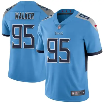 Nike DeMarcus Walker Men's Limited Tennessee Titans Light Blue Vapor Untouchable Jersey