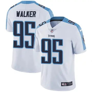 Nike DeMarcus Walker Youth Limited Tennessee Titans White Vapor Untouchable Jersey