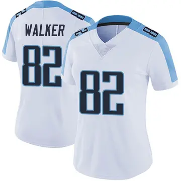 Nike Delanie Walker Women's Limited Tennessee Titans White Vapor Untouchable Jersey