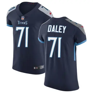 Nike Dennis Daley Men's Elite Tennessee Titans Navy Vapor Untouchable Jersey