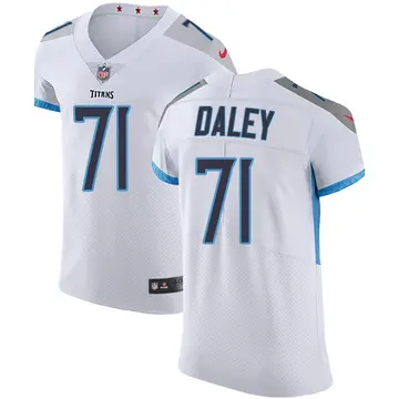 Nike Dennis Daley Men's Elite Tennessee Titans White Vapor Untouchable Jersey